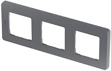 Рамка универсальная Legrand Inspiria 3-м. дымчатый картинка